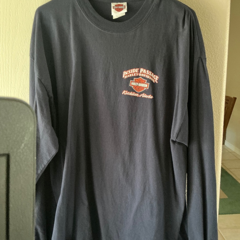 Long sleeve Harley Davidson T-shirt, size XL